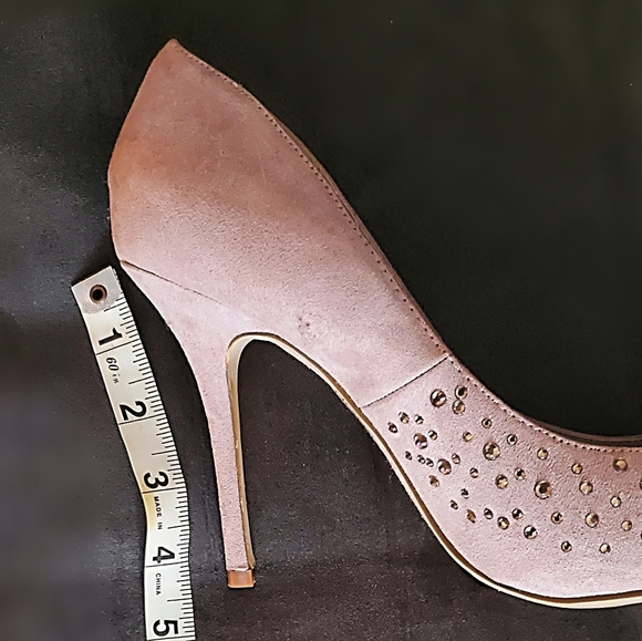 Aldo Rhinestone Suede Heel - Picture 3 of 4